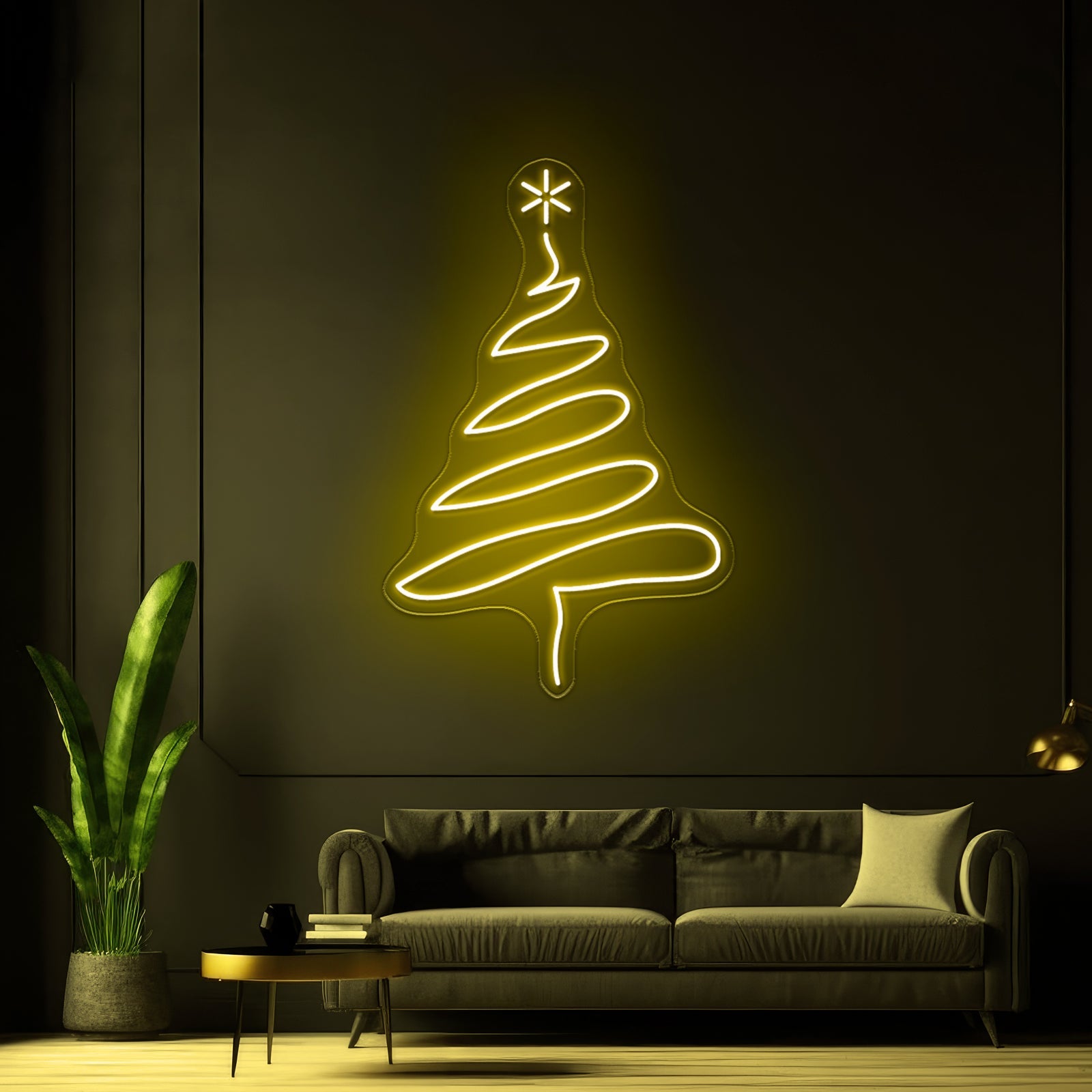 Christmas Tree Purple Led Neon Signs - Shineneon