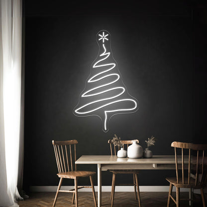 Christmas Tree Purple Led Neon Signs - Shineneon