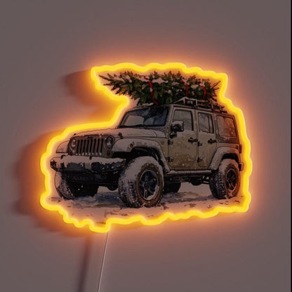 Christmas Wrangler Rgb Led Neon Sign - Shineneon