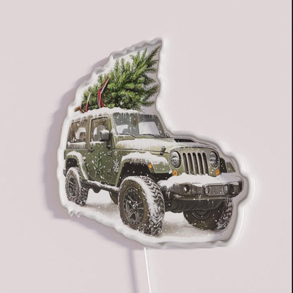 Christmas Wrangler Rgb Led Neon Sign Bar Wall Decor - Shineneon