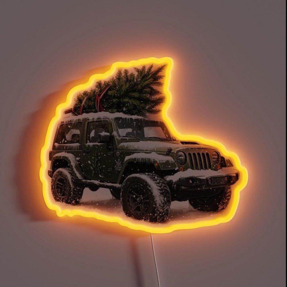 Christmas Wrangler Rgb Led Neon Sign Bar Wall Decor - Shineneon