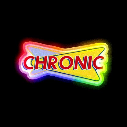 Chronic Drive In Hemp Inspired Green Leaf Led Neon Sign Rgb Color