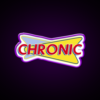 Chronic Drive In Hemp Inspired Green Leaf Led Neon Sign Rgb Color