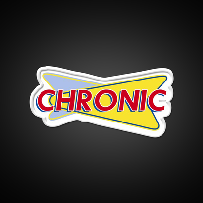 Chronic Drive In Hemp Inspired Green Leaf Led Neon Sign Rgb Color