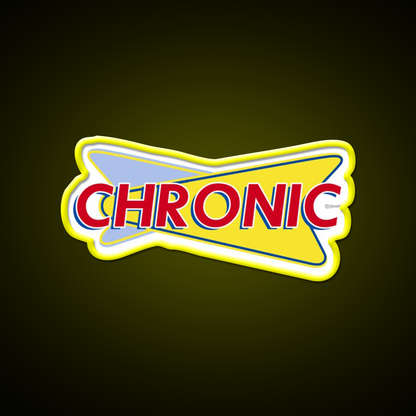 Chronic Drive In Hemp Inspired Green Leaf Led Neon Sign Rgb Color