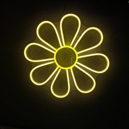 Chrysanthemum Yellow Led Neon Sign For Home Cafe Restaurant | Shineneon