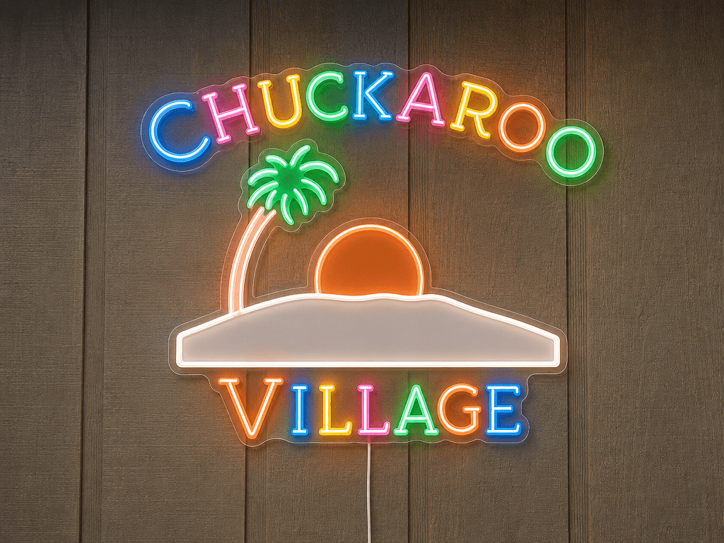 CHUCKAROO VILLAGE Custom LED Neon Sign - Shineneon