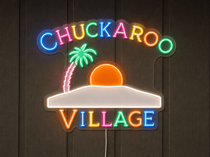 CHUCKAROO VILLAGE Custom LED Neon Sign - Shineneon