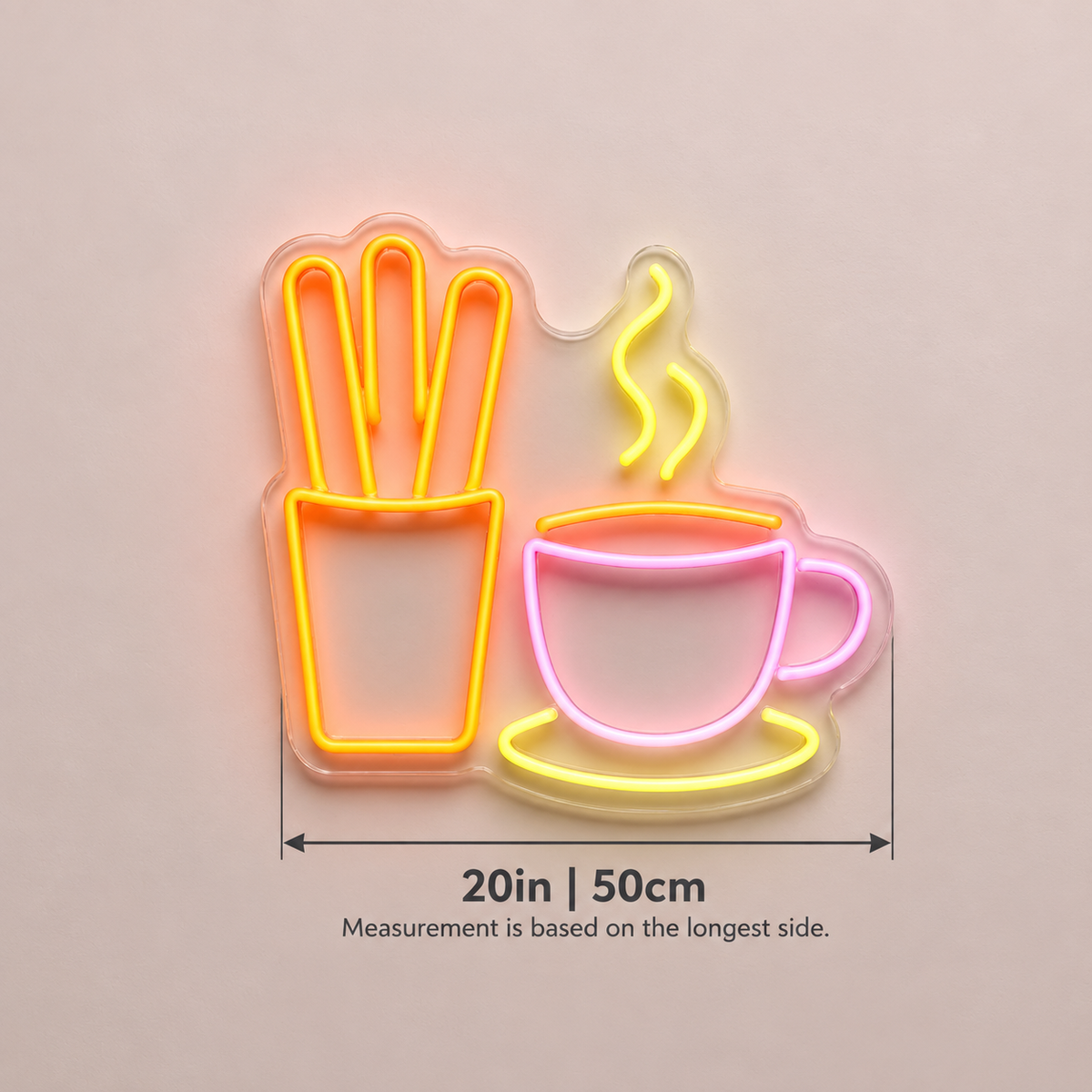 Churros And Coffee LED Neon Sign