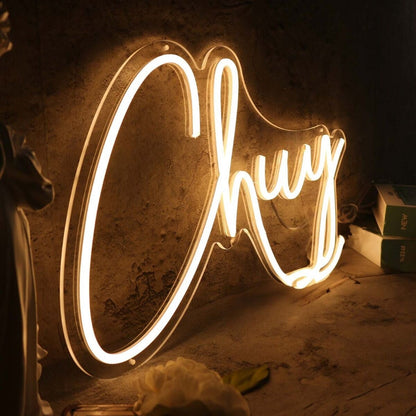 Chuy Yellow Led Neon Sign - Shineneon