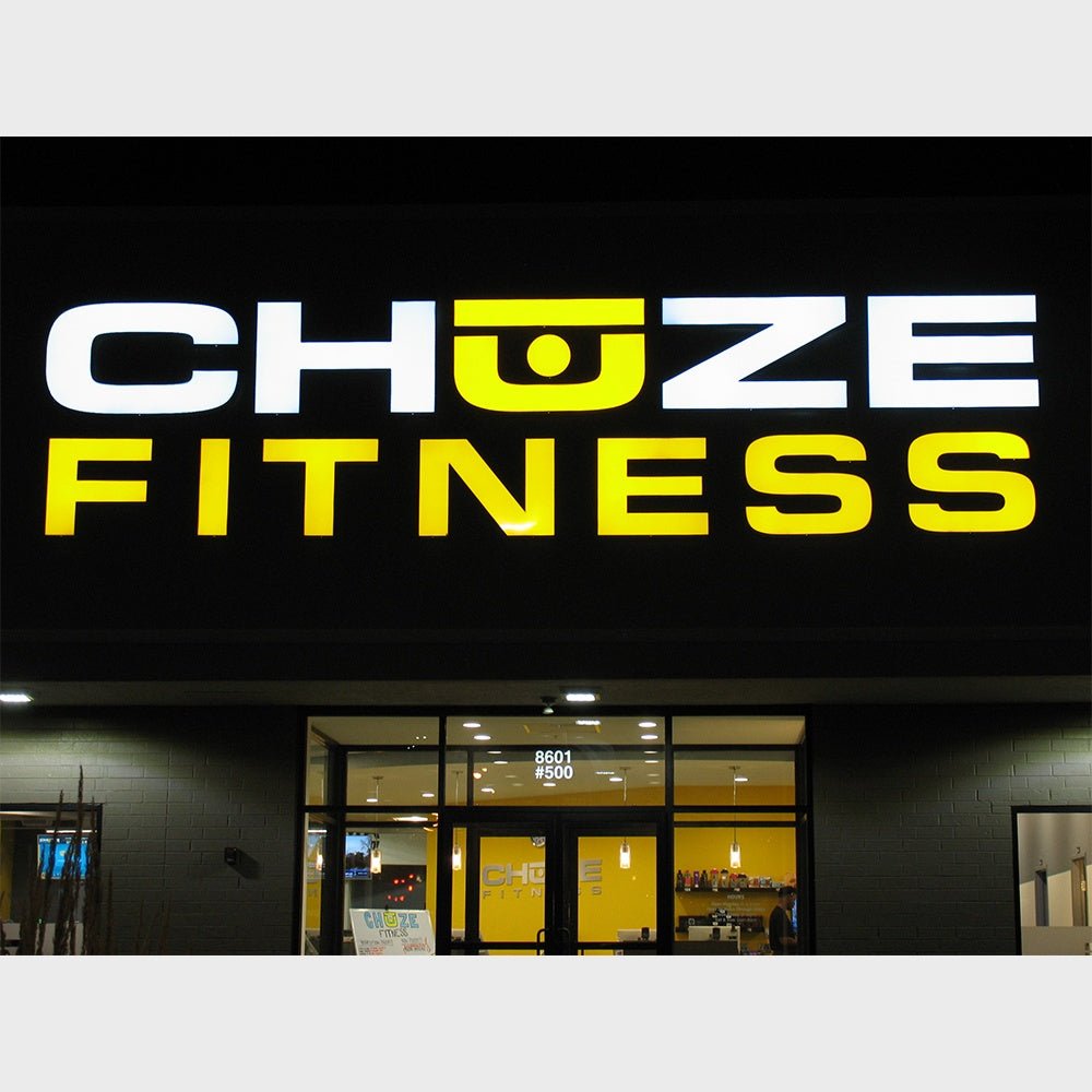 Chuze Fitness 3D Frontlit Channel Letters Led Light Sign - Shineneon
