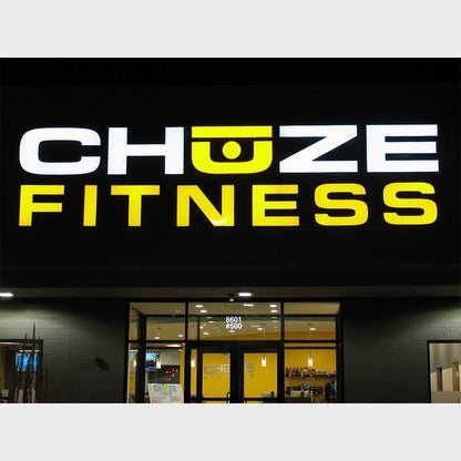 Chuze Fitness 3D Frontlit Channel Letters Led Light Sign - Shineneon