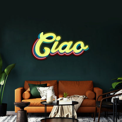 Ciao Artwork Business Led Sign - Shineneon