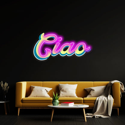 Ciao Artwork Business Led Sign - Shineneon