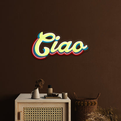 Ciao Artwork Business Led Sign - Shineneon