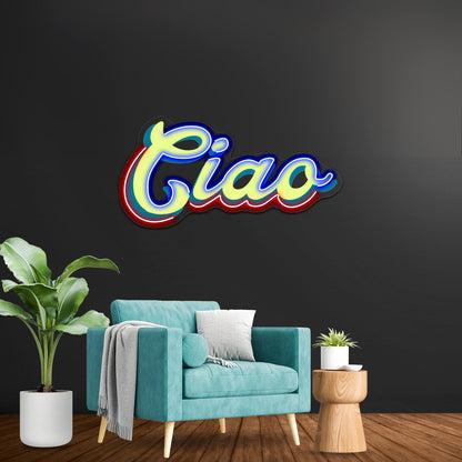 Ciao Artwork Business Led Sign - Shineneon