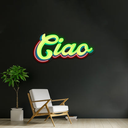 Ciao Artwork Business Led Sign