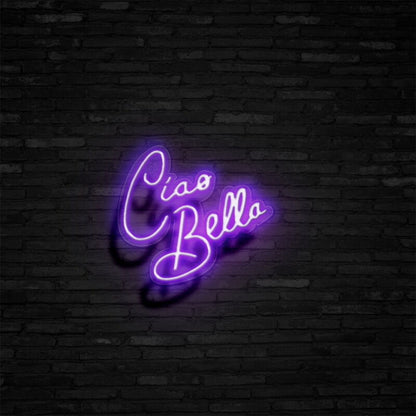 Ciao Bella Neon Sign For Italian And Stylish Decor | Shineneon