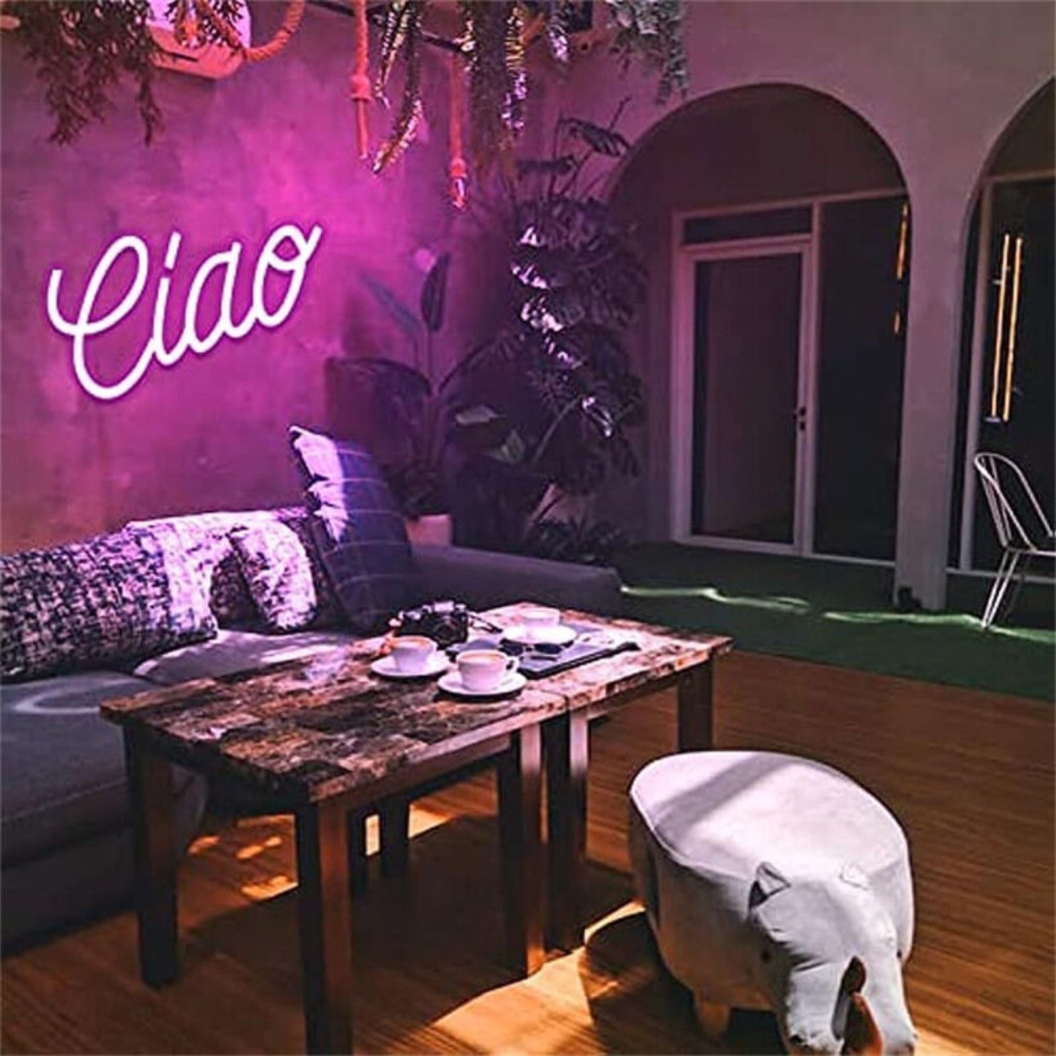 Ciao Led Neon Sign Italian Hello Sign - Shineneon