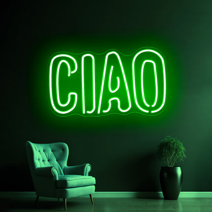 Ciao Neon Letter Signs