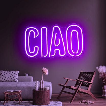 Ciao Neon Letter Signs