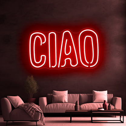 Ciao Neon Letter Signs