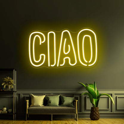 Ciao Neon Letter Signs