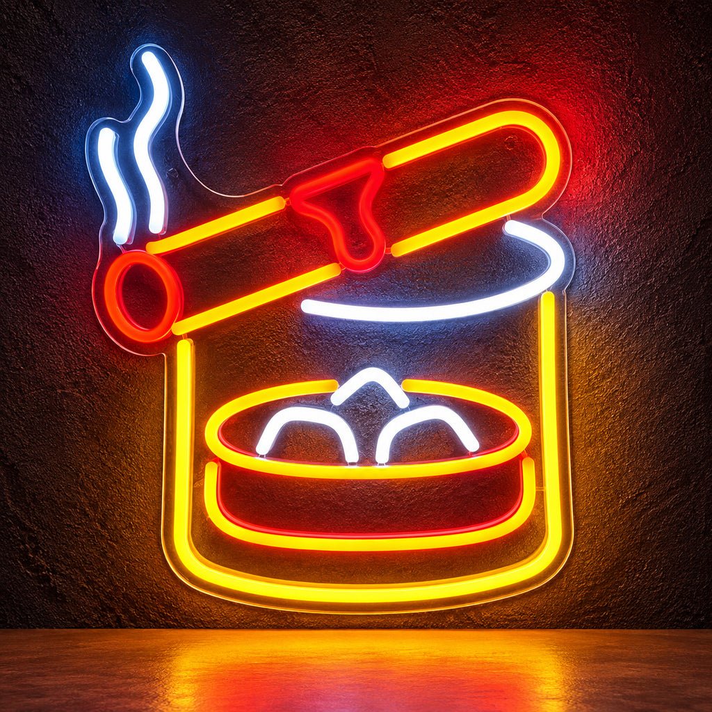 Cigar Ashtray And Cigarette LED Neon Sign - Shineneon