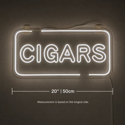 Cigar Room Wall Neon Sign LED Neon Sign size image