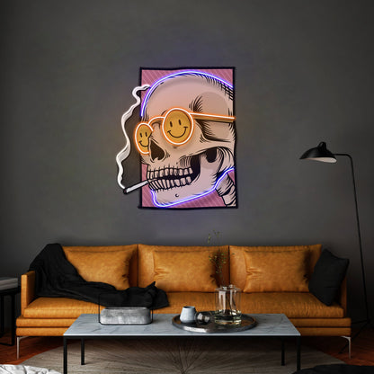 Cigarette Skull Led Neon Sign Light Custom Led Signs - Shineneon