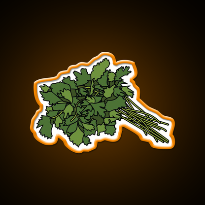 Cilantro Led Neon Sign Chinese Food Rgb Color