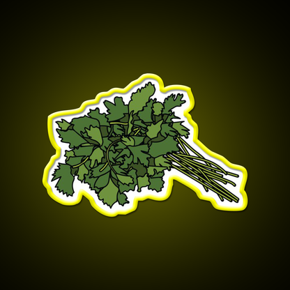 Cilantro Led Neon Sign Chinese Food Rgb Color