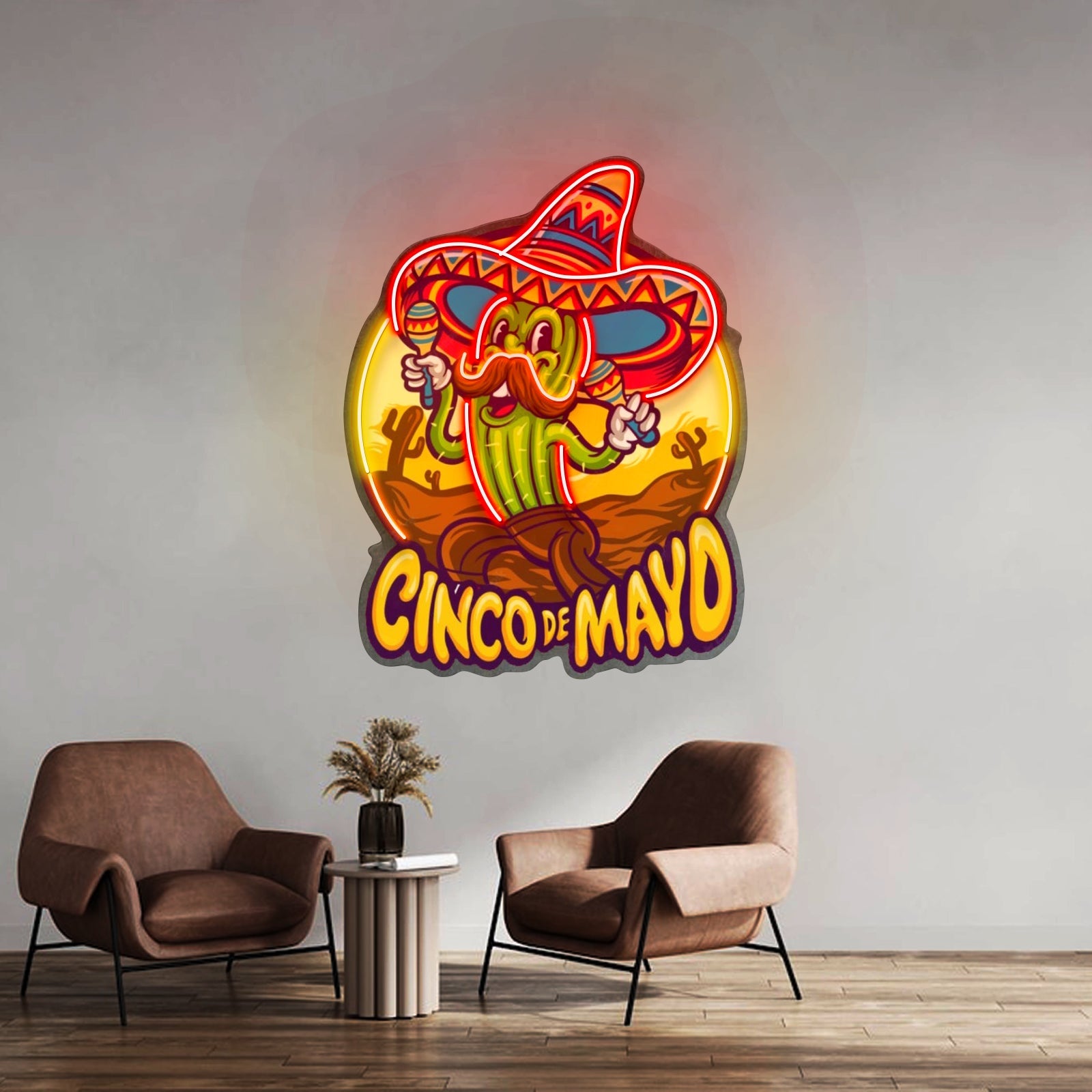 Cinco De Mayo Cactus Led Neon Sign Light Custom Led Signs - Shineneon