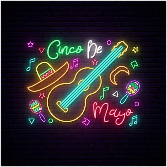 Cinco De Mayo Fiesta Mexico Greeting Led Sign Business Neon Sign