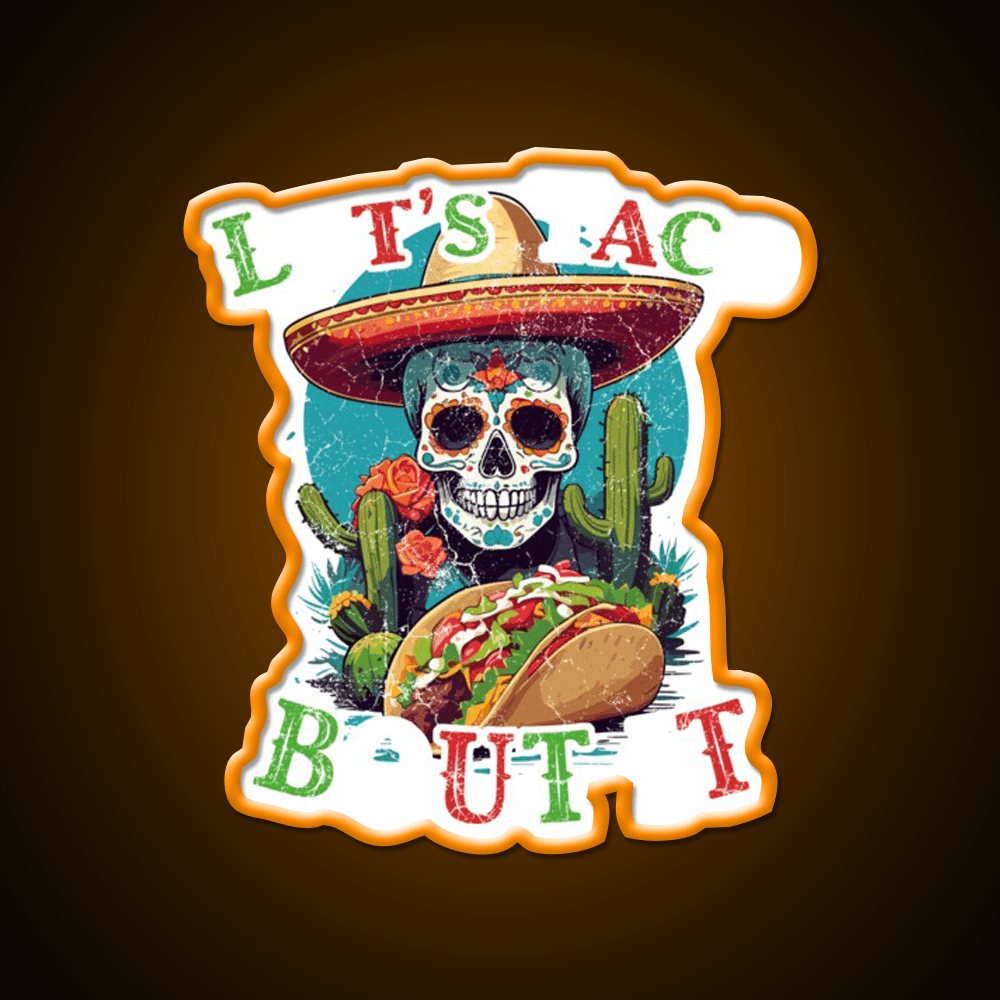 Cinco De Mayo Funny Taco Led Neon Sign Mexican Food Sign Rgb Color - Shineneon