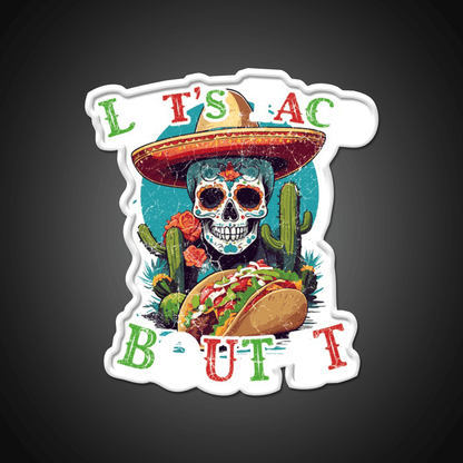 Cinco De Mayo Funny Taco Led Neon Sign Mexican Food Sign Rgb Color - Shineneon