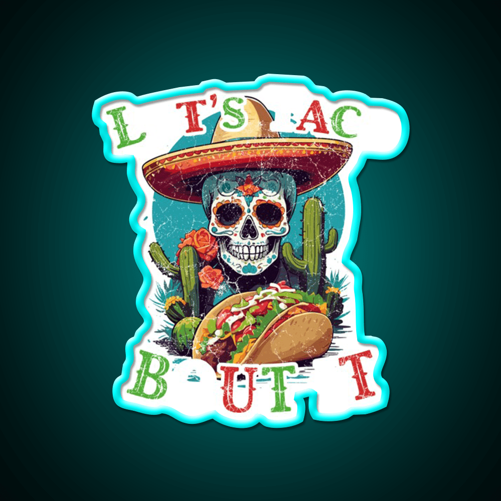 Cinco De Mayo Funny Taco Led Neon Sign Mexican Food Sign Rgb Color - Shineneon