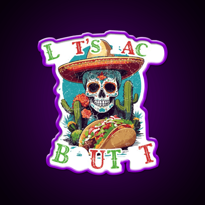Cinco De Mayo Funny Taco Led Neon Sign Mexican Food Sign Rgb Color - Shineneon