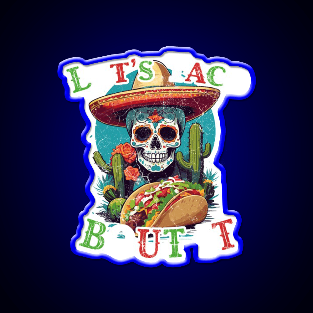 Cinco De Mayo Funny Taco Led Neon Sign Mexican Food Sign Rgb Color - Shineneon
