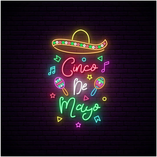 Cinco De Mayo Mexico Greeting Led Sign Business Neon Sign