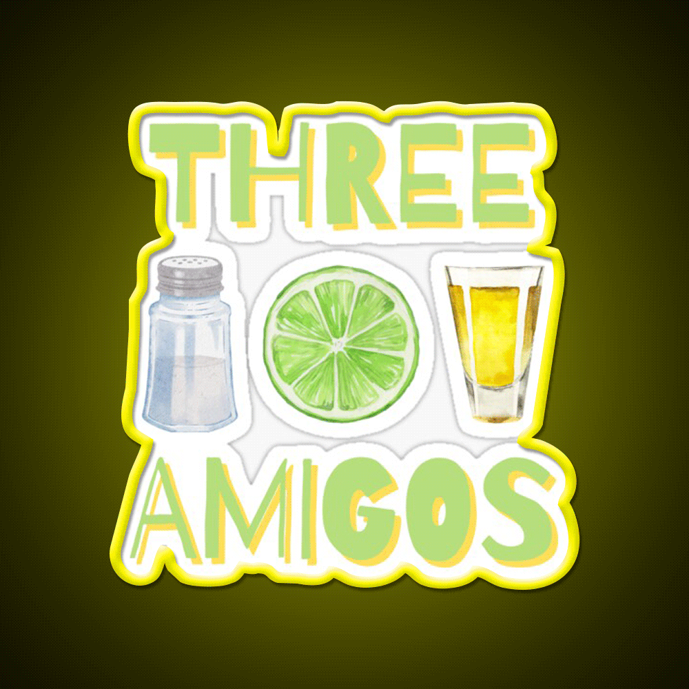 Cinco De Mayo Party Drink Tequila Led Neon Signs Rgb Color - Custom LED neon sign front view