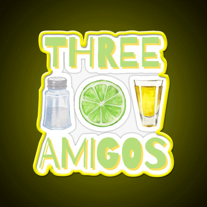 Cinco De Mayo Party Drink Tequila Led Neon Signs Rgb Color - Custom LED neon sign front view
