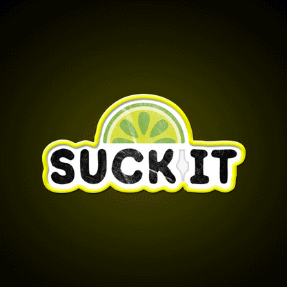 Cinco De Mayo Suck It Cool Party Party Drink Tequila Led Neon Sign Rgb Color - Custom LED neon sign front view