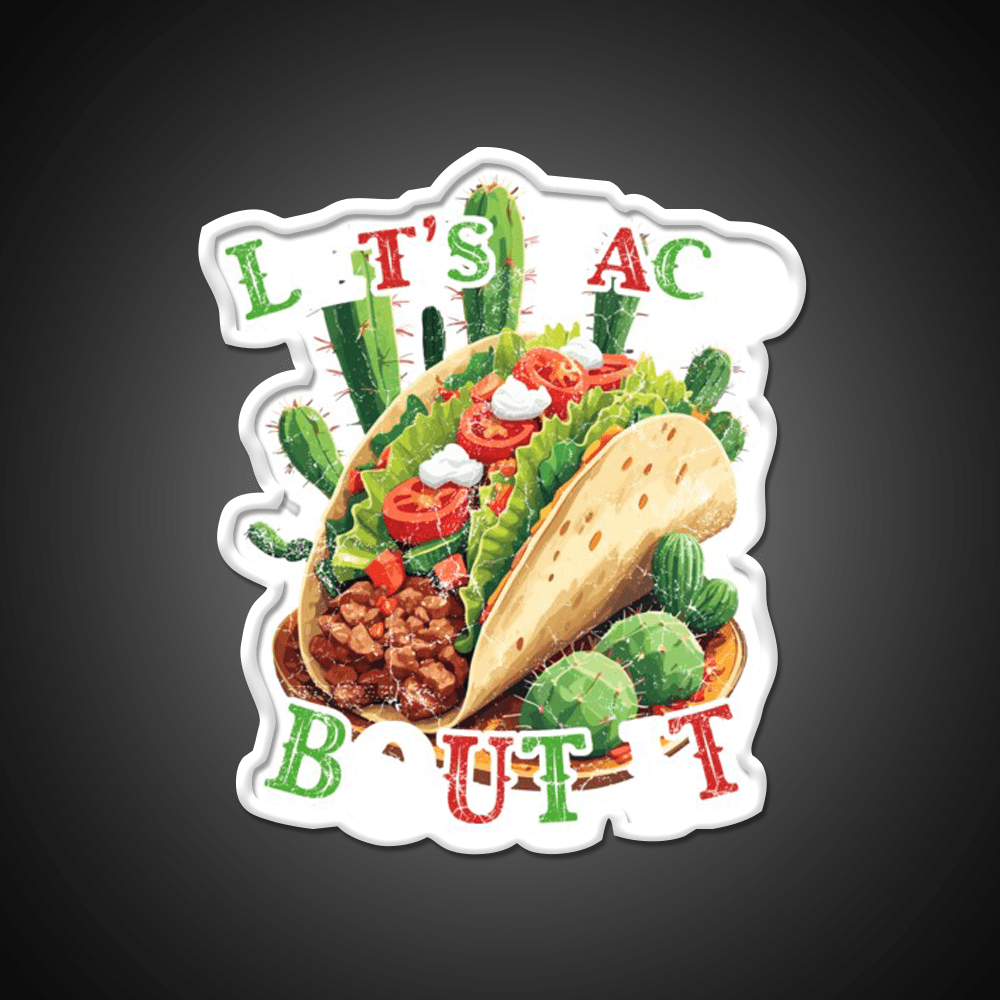 Cinco De Mayo Taco Funny Taco Led Neon Sign Mexican Food Sign Rgb Color - Shineneon