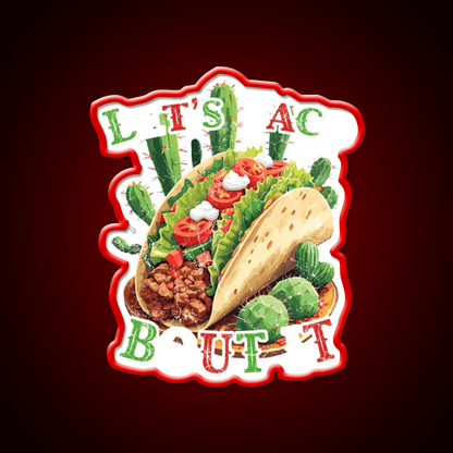 Cinco De Mayo Taco Funny Taco Led Neon Sign Mexican Food Sign Rgb Color - Shineneon