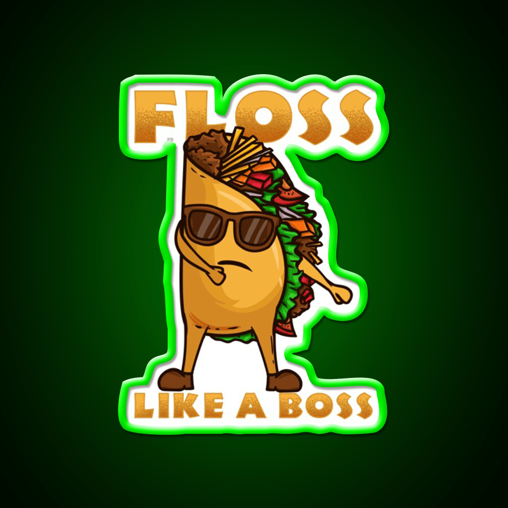 Cinco De Mayo Taco Led Neon Sign Mexican Food Sign Rgb Color - Shineneon