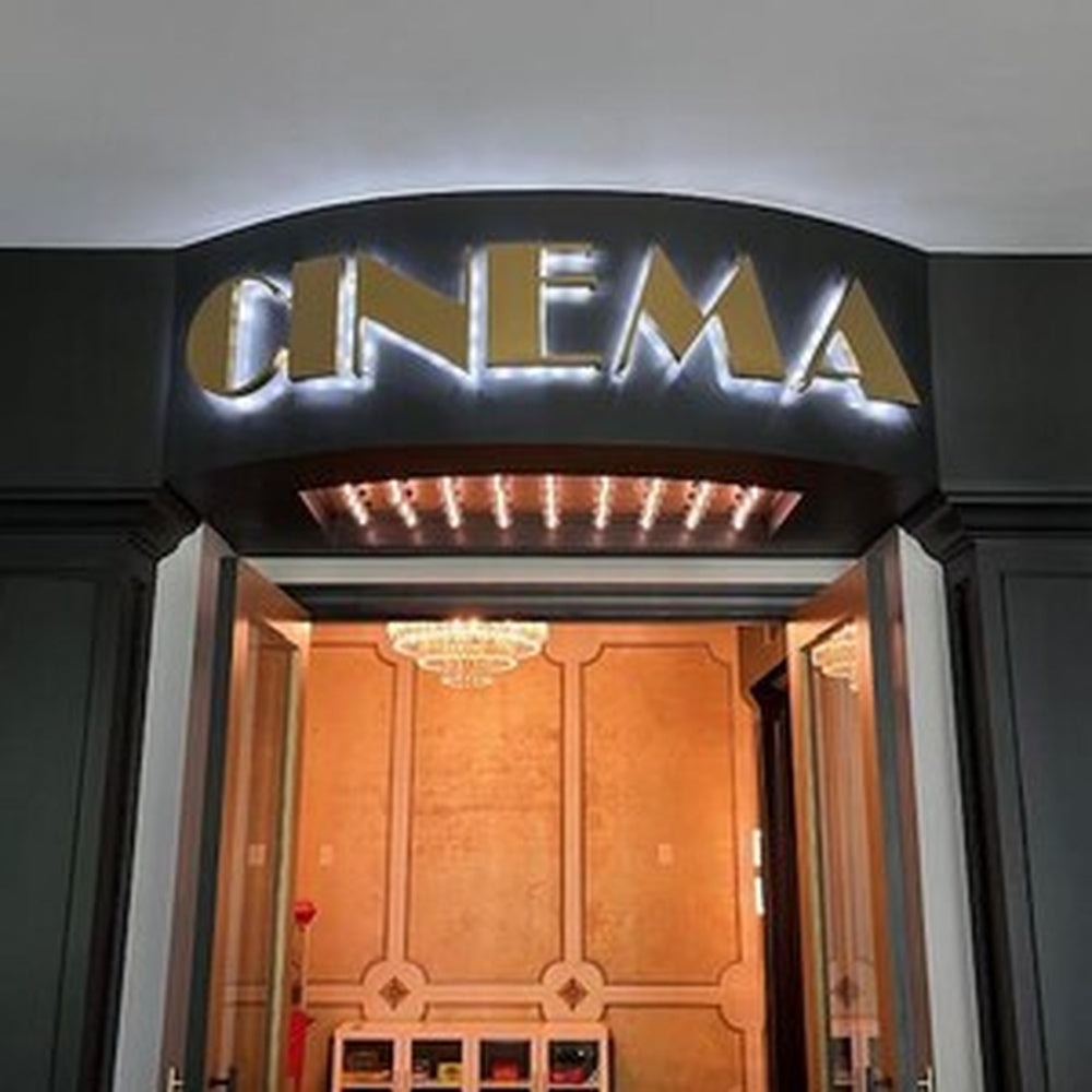 Cinema 3D Backlit Channel Letters Led Light Sign
