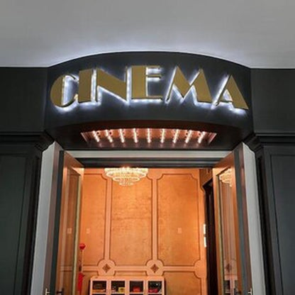 Cinema 3D Backlit Channel Letters Led Light Sign