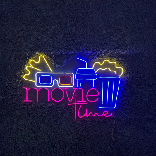 Cinema Neon Sign Movie Led Light