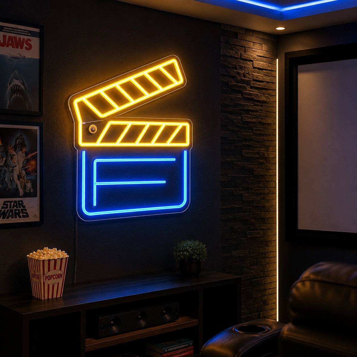 Cinema Seat Wall Neon Sign LED Neon Sign real lifestyle scene